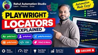 Playwright Locators Explained | getByRole, getByText, CSS, Test ID & More