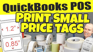 QuickBooks POS: Print Small Price Tags