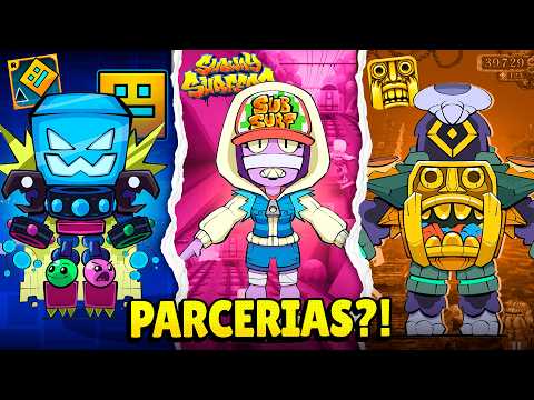 PARCERIA entre BRAWL STARS e JOGOS CLÁSSICOS de CELULAR