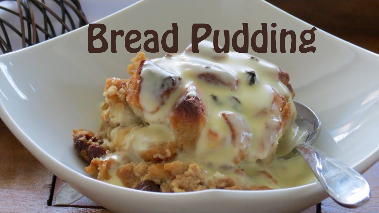 How to Make Bread Pudding -- Easy Bread Pudding -- The Frugal Chef - YouTube