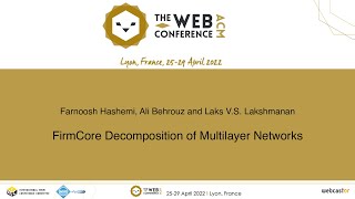 FirmCore Decomposition of Multilayer Networks