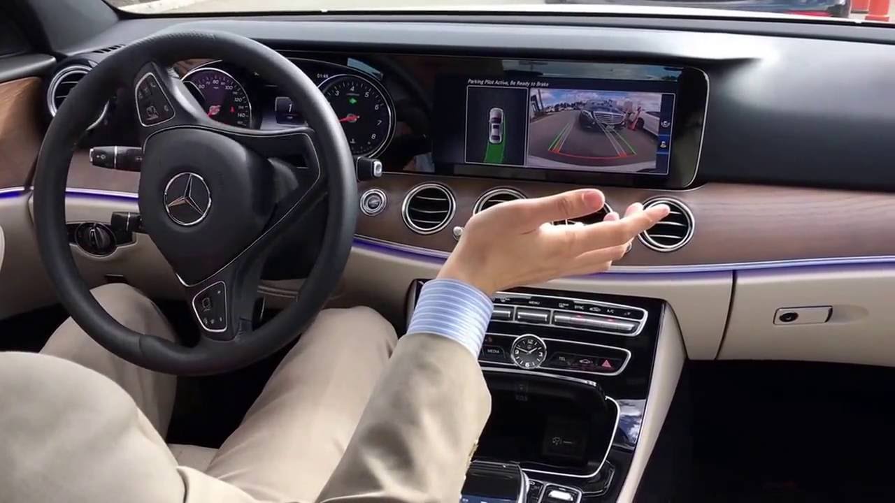 Parking assist MercedesBenz 2017 E300 YouTube