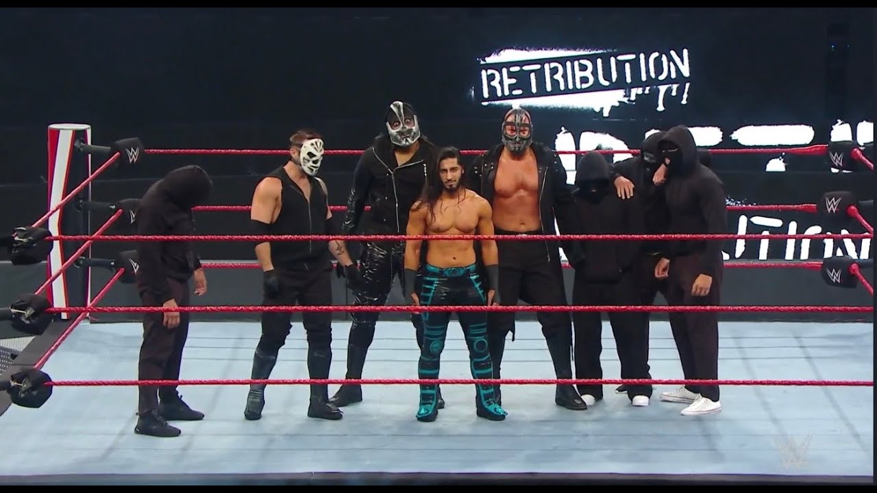 MUSTAFA ALI LEADER OF RETRIBUTION!!! ON WWE RAW!!!
