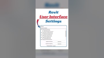 Revit User Interface Settings #shorts #revit #architecture #tutorial