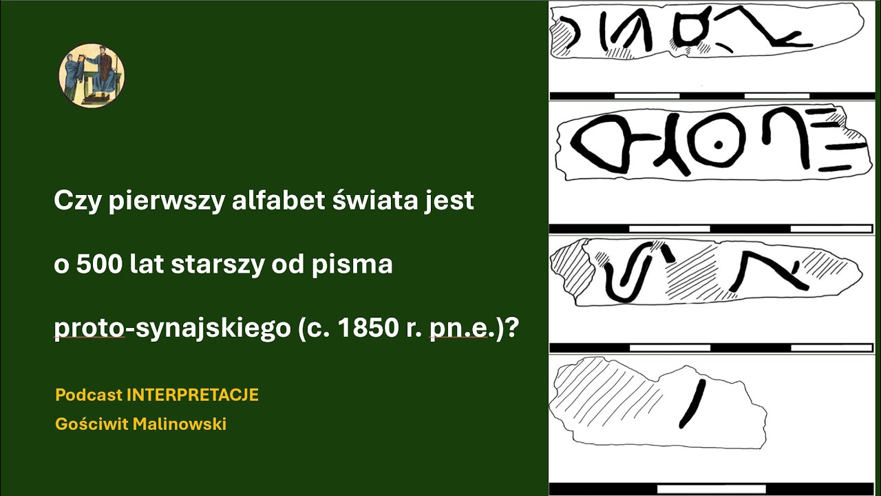 162 Czy pierwszy alfabet świata jest 500 lat starszy od pisma proto-synajskiego (c. 1850 r. pn.e.)?