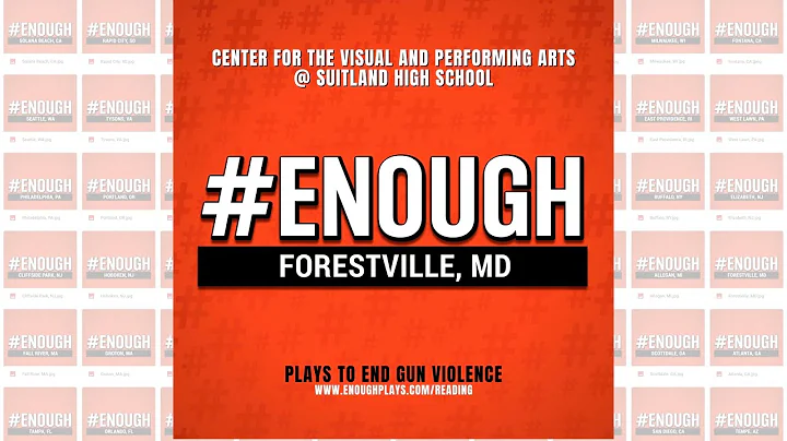 Enough!  Plays To End Gun Violence. 4/20/22 7:30pm