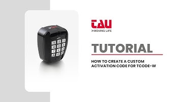 TAU | TUTORIAL: HOW TO CREATE A CUSTOM ACTIVATION CODE FOR TCODE-W