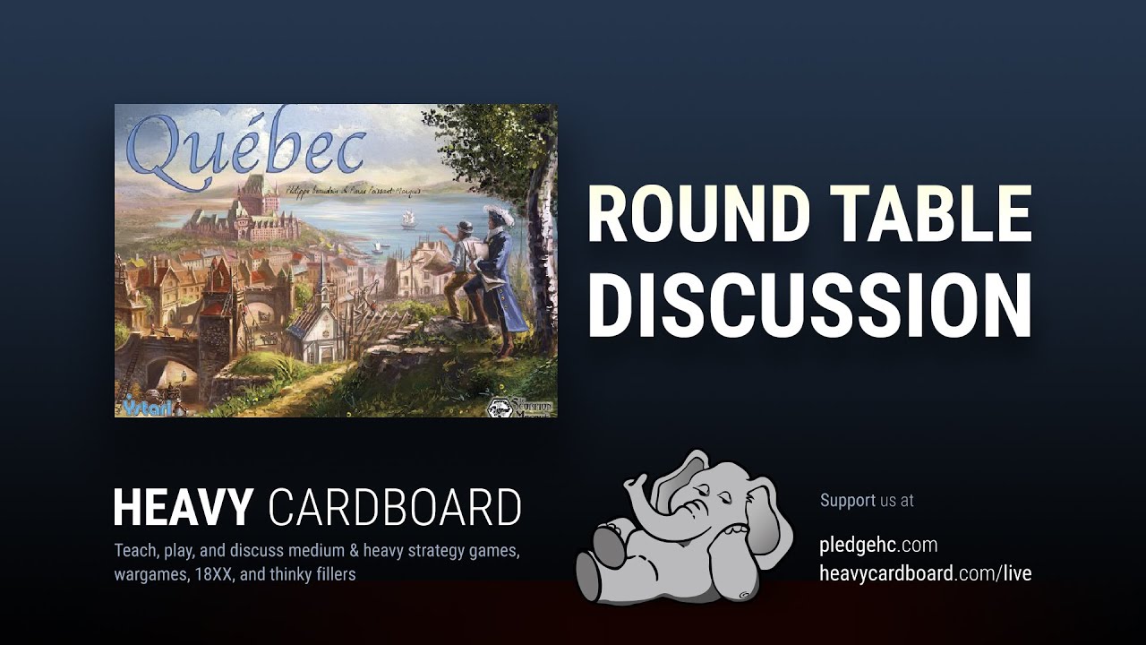 Round Table only - Quebec Round Table discussion by Heavy Cardboard