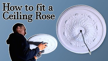 How to fit a ceiling rose