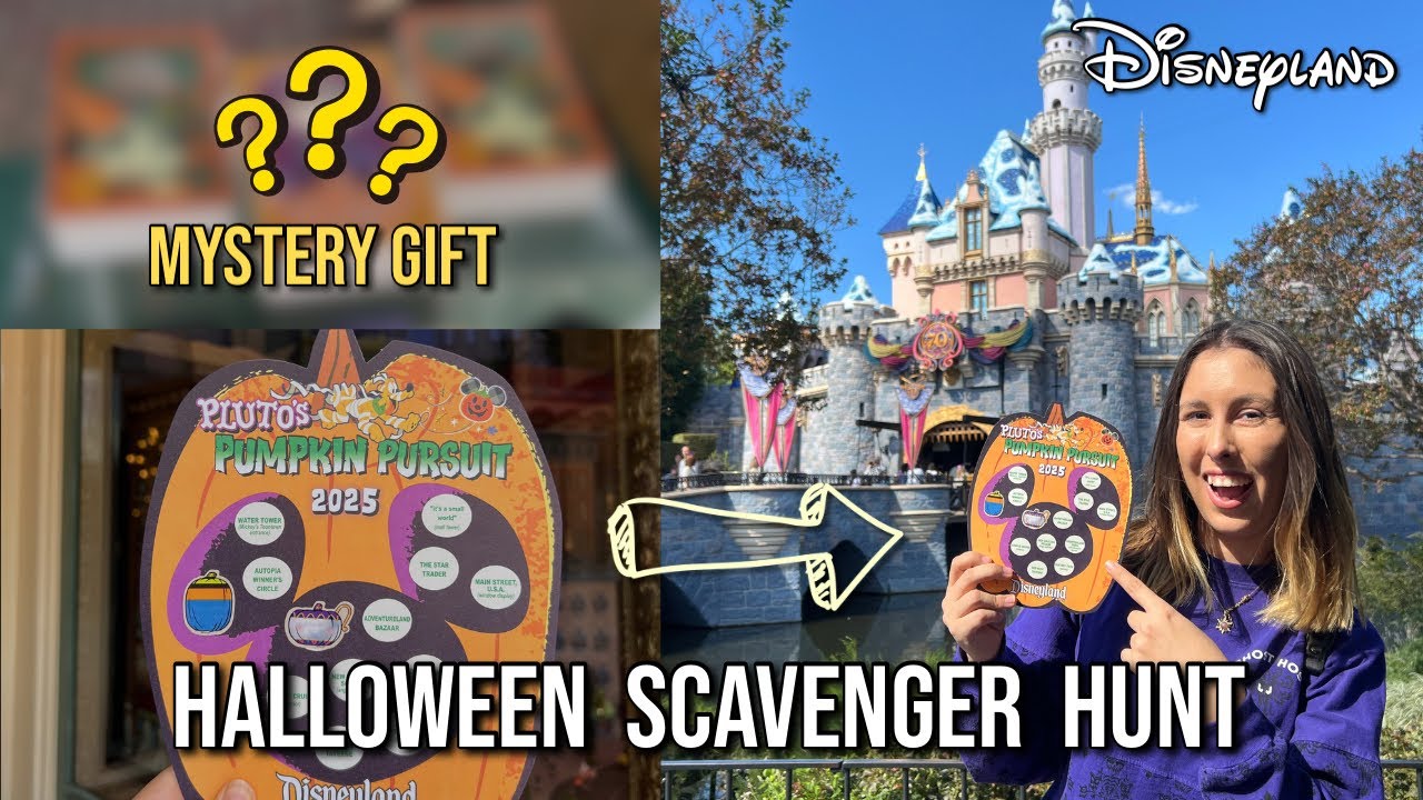 DISNEYLAND HALLOWEEN SCAVENGER HUNT - Pluto’s Pumpkin Pursuit 2025