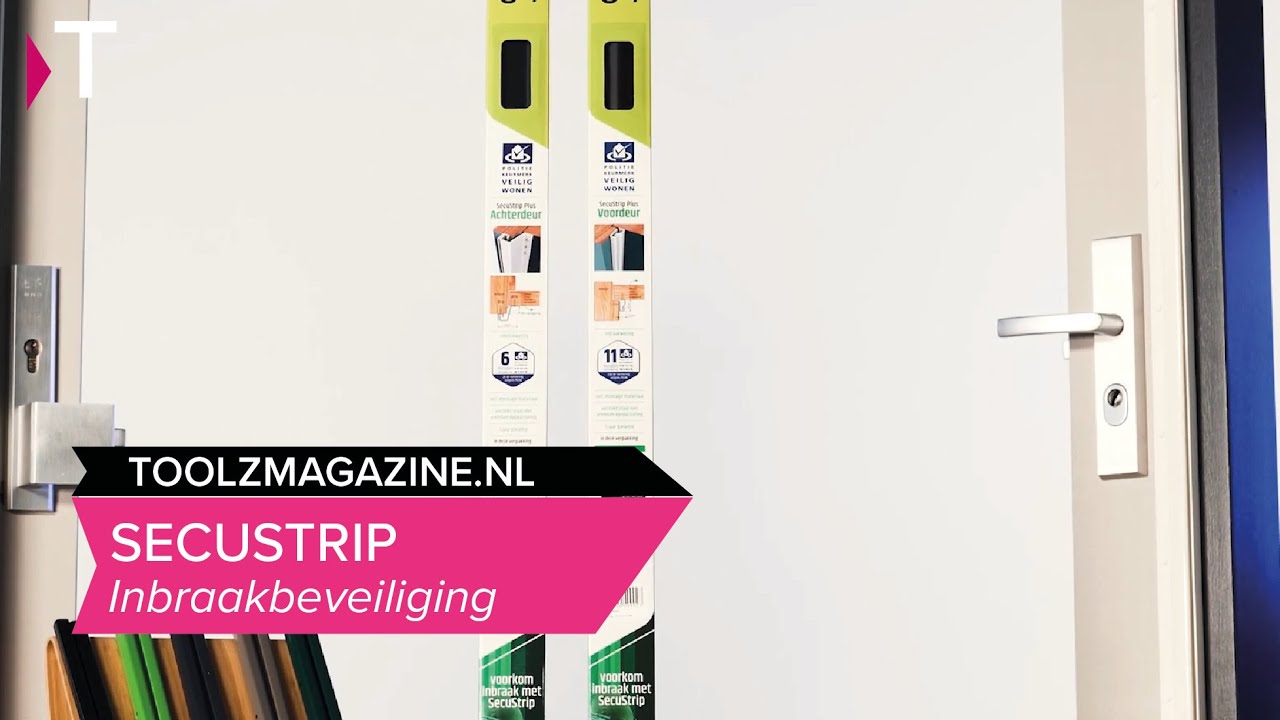 SecuStrip: beveiliging van je woonhuis of bedrijfspand.