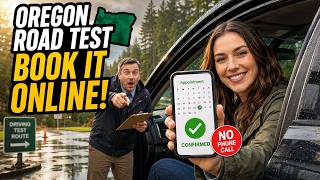 How to book a road test appointment online in Oregon