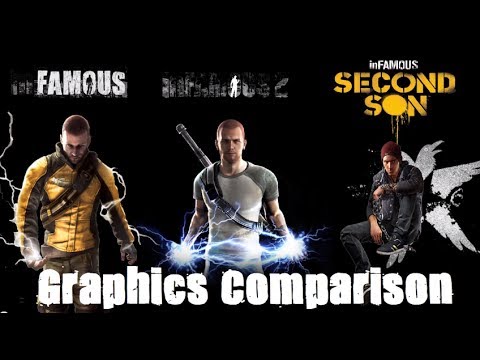 inFAMOUS Second Son - Graphics Comparison - Complete Saga - Ps3 Vs Ps4 HD 2014