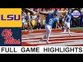 #12 Ole Miss vs LSU Highlights | College Football Week 8 | 2021 College Football Highlights