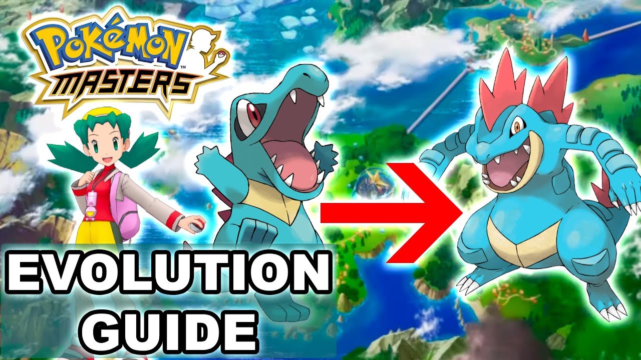 EVOLVING TO FERALIGATOR! HOW TO EVOLVE POKEMON IN POKEMON MASTERS!