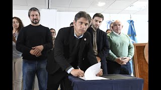 Firma del Convenio de Salud en Chubut