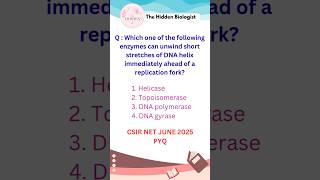 CSIR NET Life Science PYQ 2025 | DNA Replication Trick Question