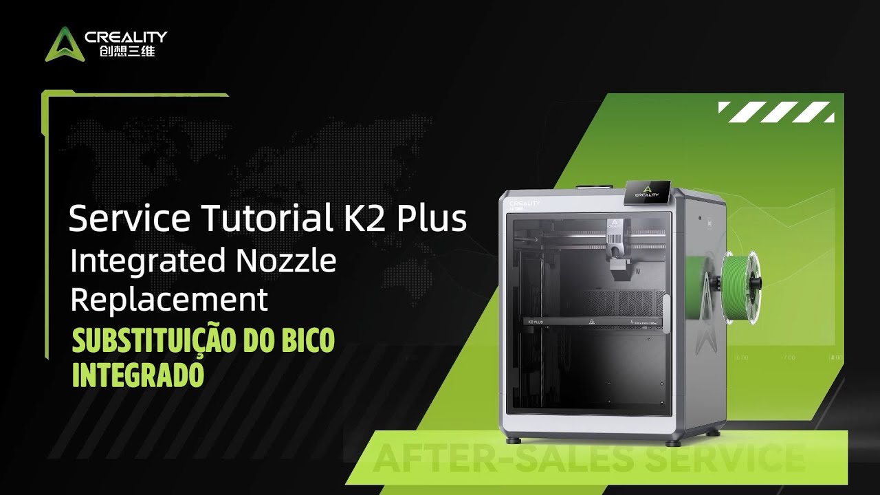 Substituição do Bico Integrado – Tutorial K2 Plus - YouTube