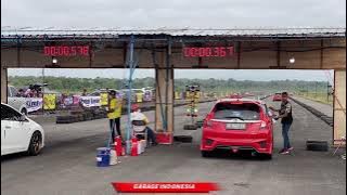 GTR R35 v BRIO TURBO | Drag Race IDW Wonosari, Jogja