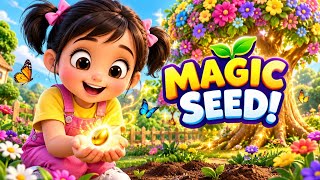 Mimi and the Magic Seed  | A Beautiful Kids Story About Patience#cartoon #kahani 