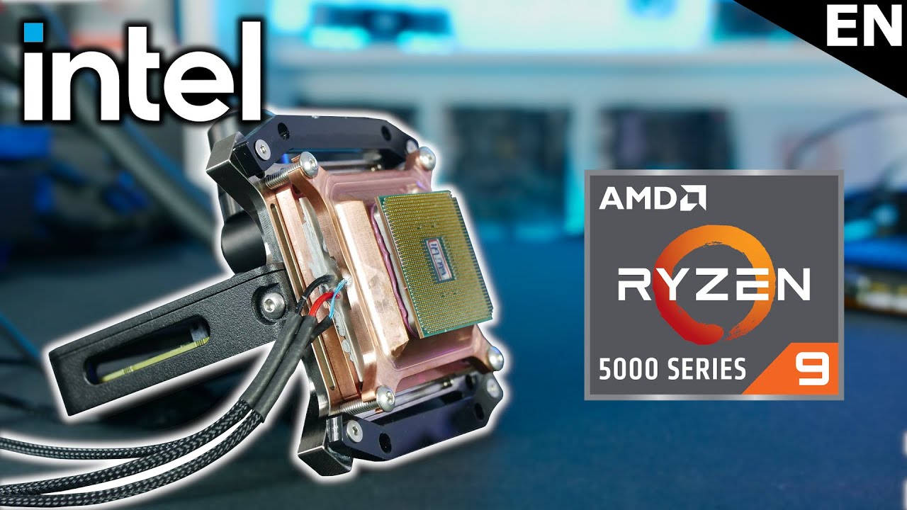 I probably wasn't supposed to do this 😅 Ryzen 5950X cooled by