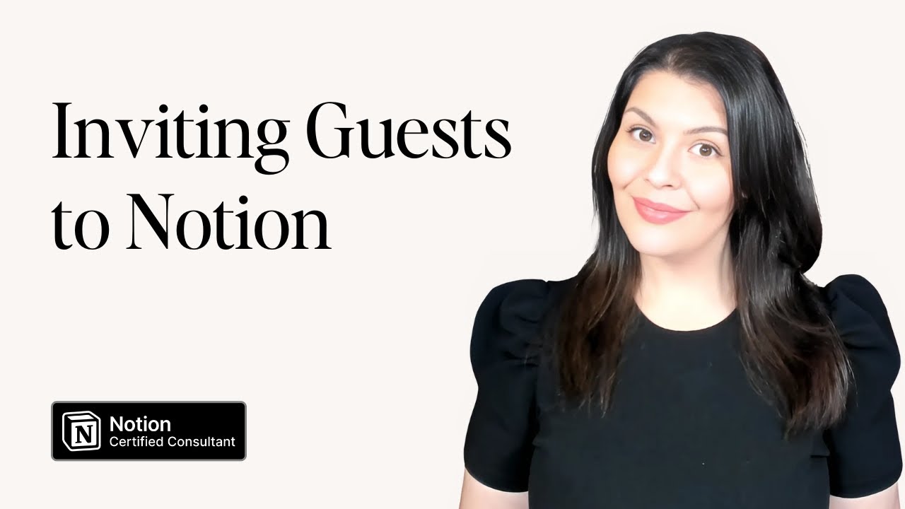 Inviting Guests to Notion - YouTube