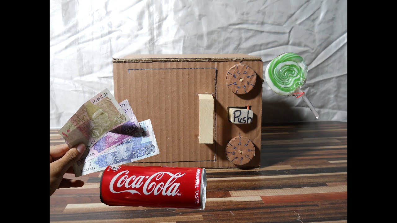 Creative Handmade Personal Cash Saving Box With 2 Locks from Cardboard