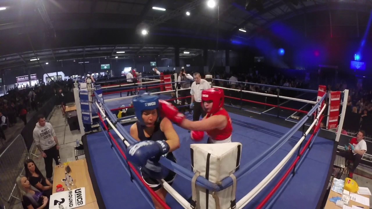 Ultra White Collar Boxing Aberdeen Ring 2 Kayleigh McLean VS Lisa
