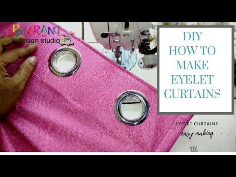 how to make eyelet curtains #appearancedesignstudio