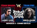 COMBO DEVILS - Genesis X Exhibition - Larry Lurr VS dekillsage
