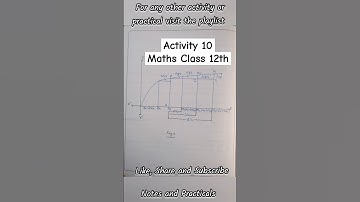 Class 12 Maths Lab Activity 10 Solution// Maths Lab Practical Class 12// #mathsactivity  #maths
