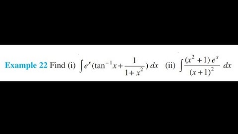 Example 22 Class 12 maths Chapter 7 Integral