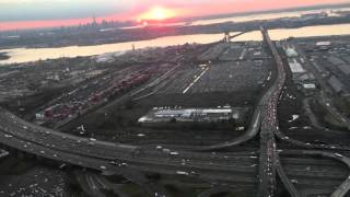 Sunrise Newark (EWR) Airport Takeoff