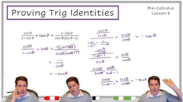 KStevMath - Precalculus Math U See - Lesson 9 - Proving Trig Identities