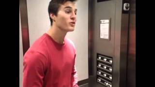 When a cute girl steps into an elevator VINE ~ lol ~ Best vines on the web!