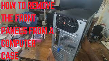 How to Remove the Front Panels from a Computer Case