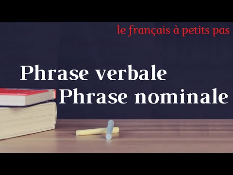 Vidéo: À sont des phrases nominales ?