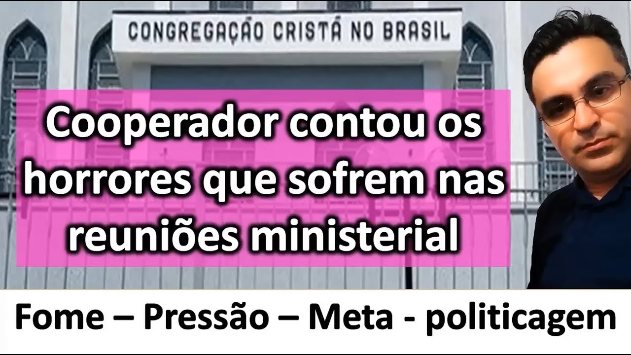 CARTA do Cooperador contando a opressão nas reuniões da CCB