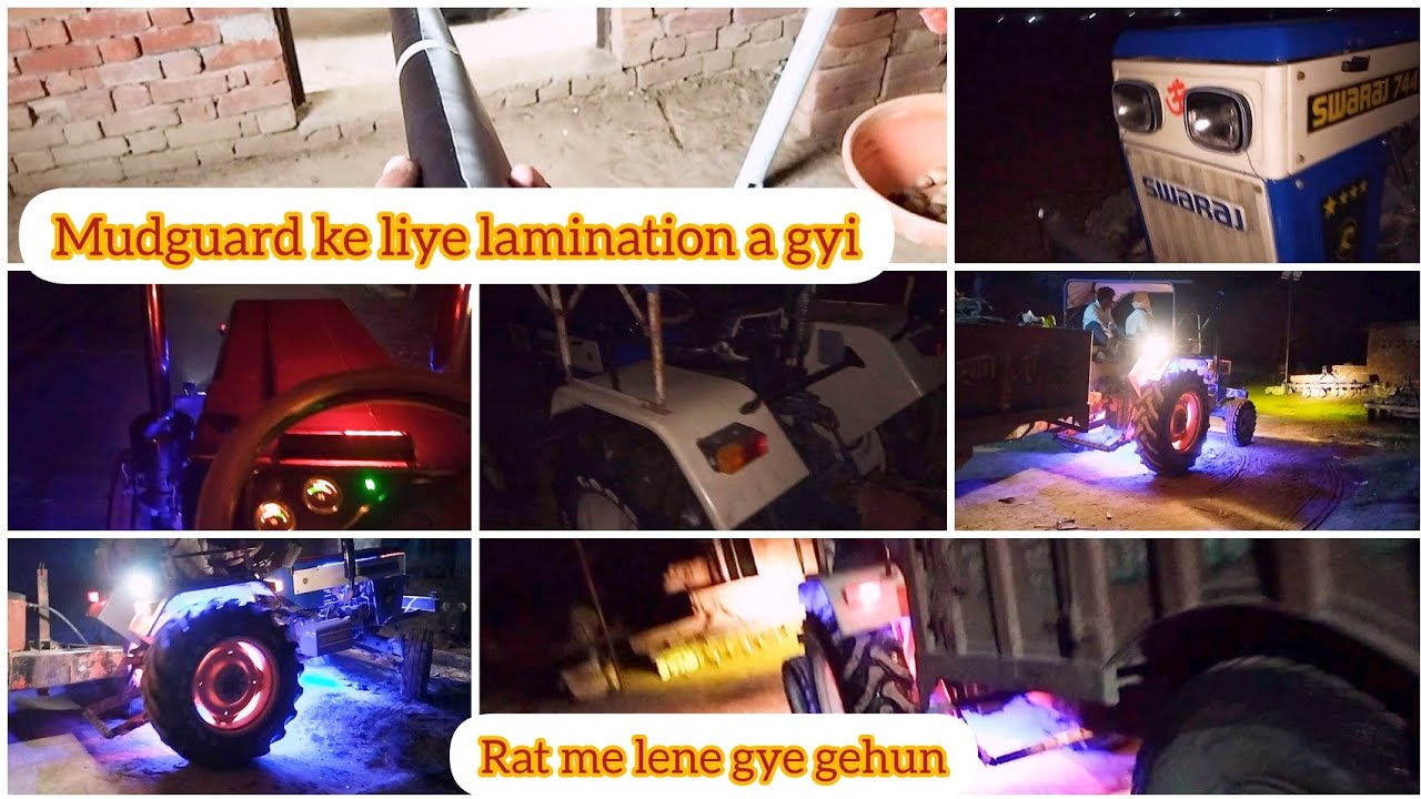 Finally tractor ki lamination a gyi ❤️‍🔥🤠