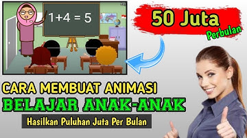 cara membuat animasi anak ! cara membuat video animasi anak di android