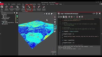 Leica Cyclone 3DR: Scripting - Add colours (RGB) information to point clouds