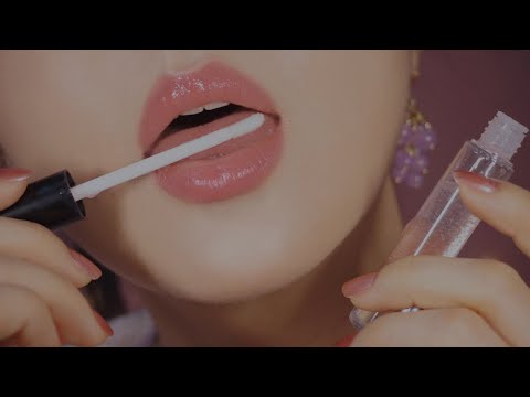 ASMR Lipgloss Candy Eating Mouth Sounds 