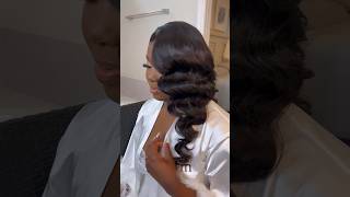 Bridal transformation 4 😍 #bridalhairstyle #wedding #bridalmakeup #hairtransformation #blackhair