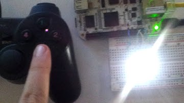 Beaglebone joystick led control
