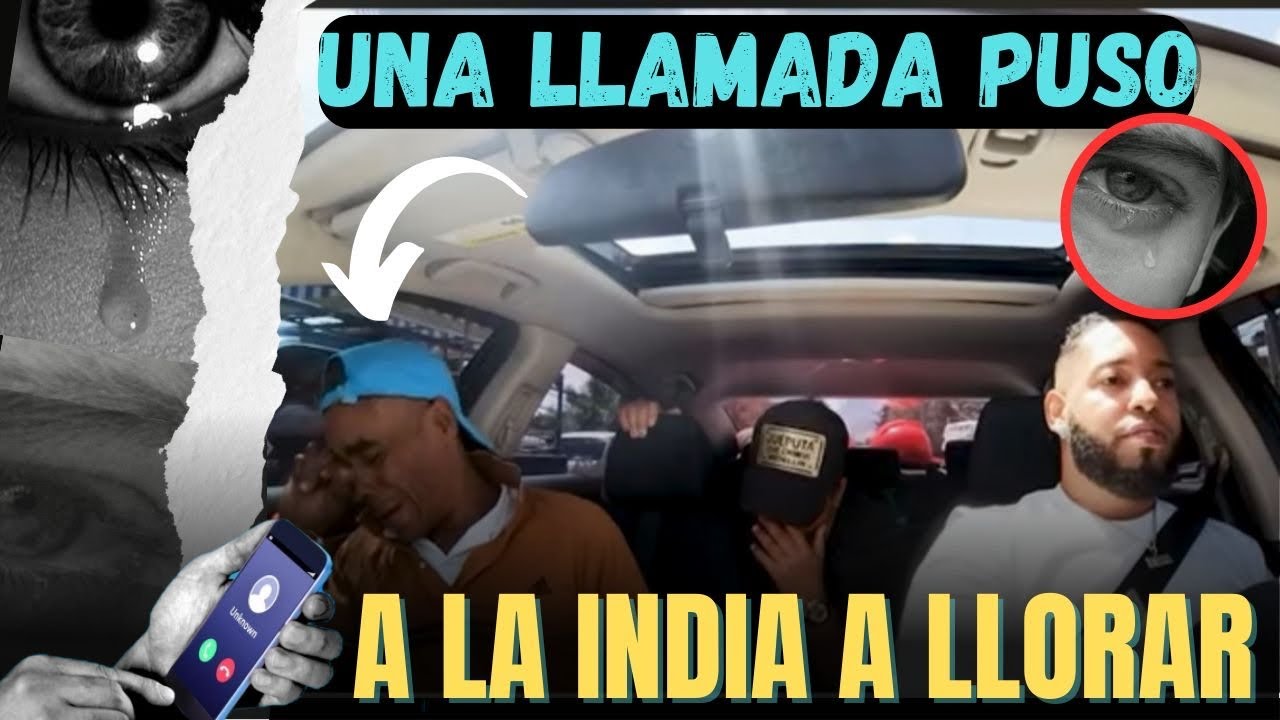 Llorando por una llamada extraña
