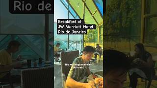 Breakfast at JW Marriott Hotel Rio de Janeiro