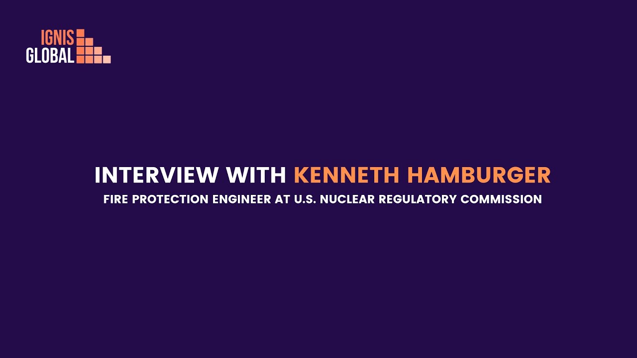 Fire Engineering as a career option - Interview with Kenneth Hamburger