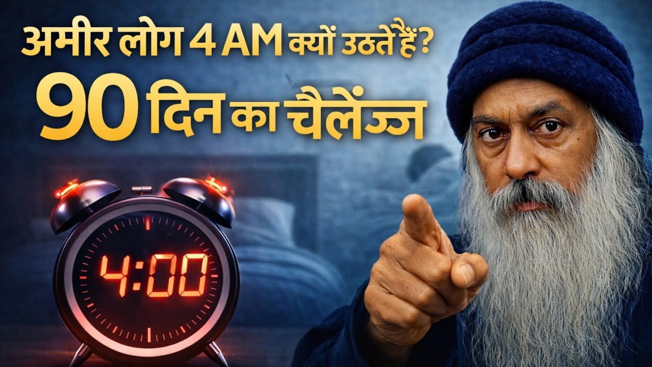 बस यह सुनो - सुबह 4 बजे उठो और अपनी किस्मत बदलो | Osho Hindi Speech | Osho Motivation | Challenge 