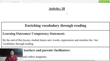 Bridge Course 9th English 18-Activity