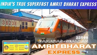Onboard journey 22588 VARANASI - SEALDAH AMRIT BHARAT EXPRESS • India's fastest Amrit Bharat • WAP-5